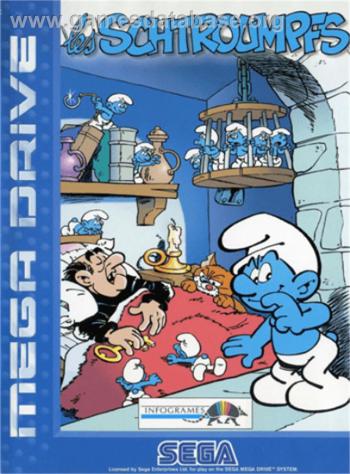 Cover Smurfs, The for Genesis - Mega Drive